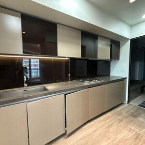 Kitchen in 3 BHK Apartment at Lodha The World Towers World One Tier 2, Empire Mill – for Rent