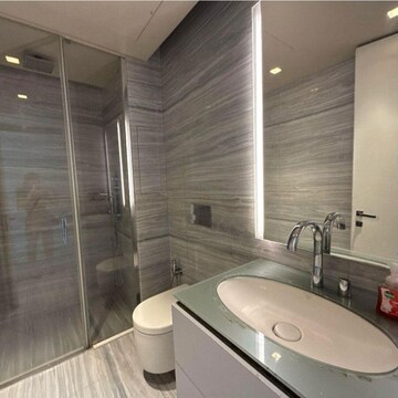 Bathroom in 3 BHK Apartment at Lodha The World Towers World One Tier 2, Empire Mill – for Rent