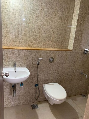 Bathroom in 1.5 BHK Apartment at Lodha Palava City Lakeshore Greens, Dombivli East – for Rent