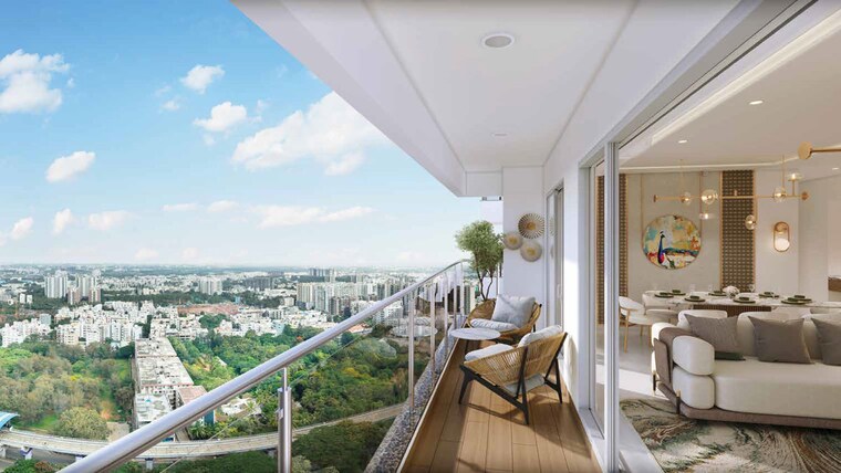 Balcony, mahindra-blossom 3.5 Bedroom 2175 Sq.Ft. Apartment In Whitefield Bangalore 9807685