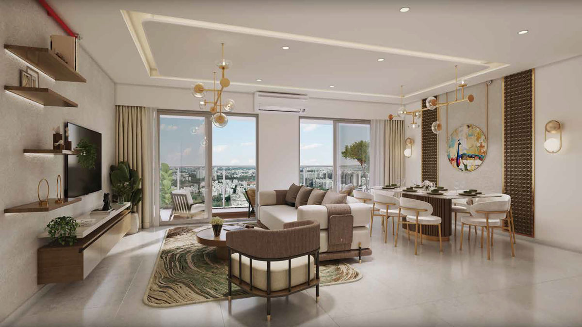 3.5 BHK 2175 Sq.Ft. Apartment in Mahindra Blossom