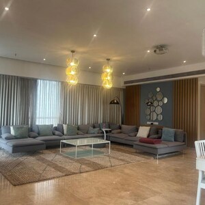 Living Room in 3 BHK Apartment at Lodha The World Towers World One Tier 2, Empire Mill – for Rent