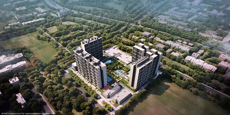 Exterior View, godrej-woods 3 Bedroom 1545 Sq.Ft. Apartment In Sector 43 Noida 9807695