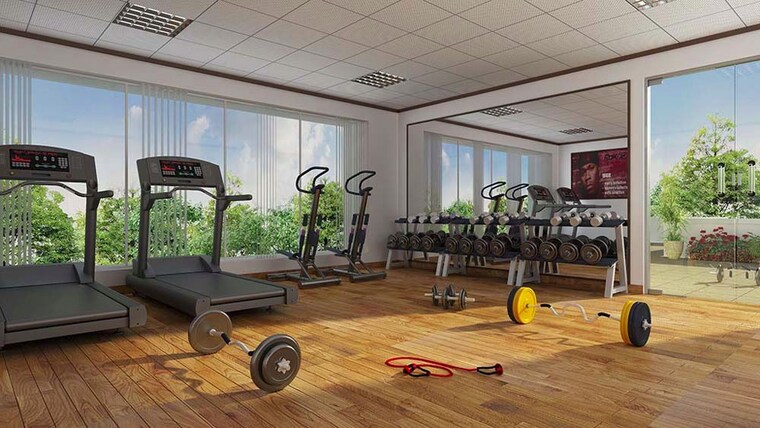 Gym, ganga-arcadia 3 Bedroom 1310 Sq.Ft. Apartment In Kharadi Pune 9807735