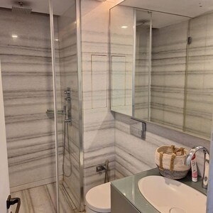 Bathroom in 4 BHK Apartment at Lodha The World Towers World One Tier 2, Empire Mill – for Rent
