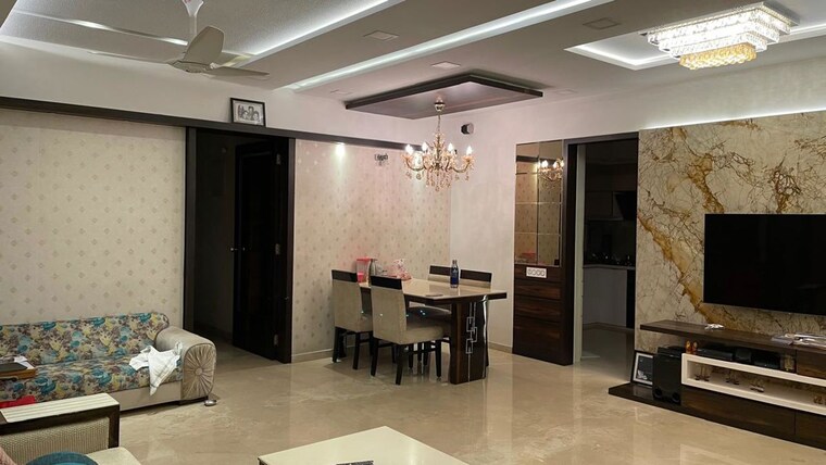 Living Room, acme-ozone 3 Bedroom 1050 Sq.Ft. Apartment In Manpada Thane 9807827