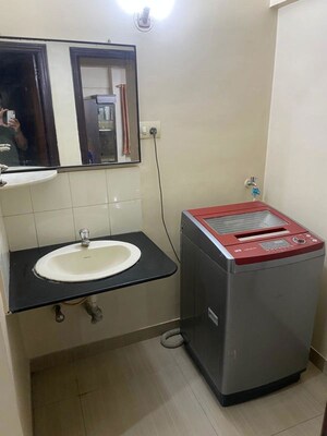 Bathroom in 2 BHK Apartment at Gera Foliage, Viman Nagar – for Rent