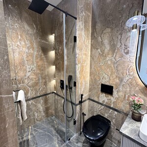 Bathroom in 3 BHK Apartment at Lodha The World Towers World One Tier 2, Empire Mill – for Rent
