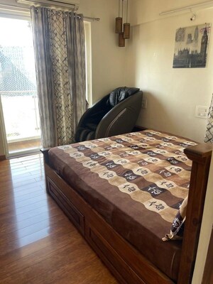 Bedroom in 3 BHK Apartment at Gera Trinity Towers, Kharadi – for Rent