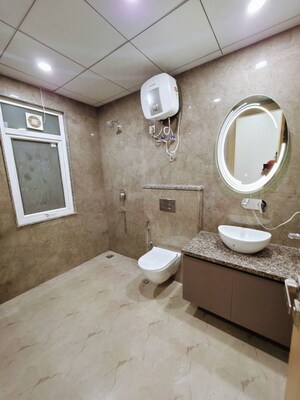 Bathroom in 1 BHK Builder Floor at Baani Square, Sector 50 – for Rent