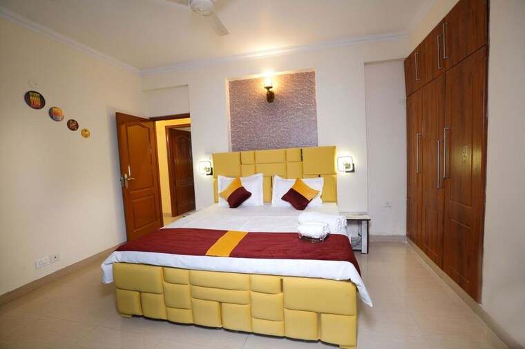 Bedroom, golden-sand-apartments 4 Bedroom 2250 Sq.Ft. Penthouse In Dhakoli Zirakpur 9807996