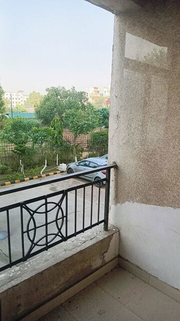 Balcony in 3 BHK Apartment at Crossing Republik, Crossing Republic – for Rent