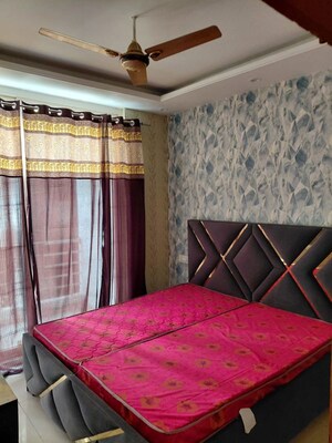 Bedroom in 3 BHK Builder Floor at Motia Blue Ridge, Dhakoli – for Rent
