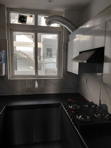 Kitchen in 3 BHK Builder Floor at Motia Blue Ridge, Dhakoli – for Rent