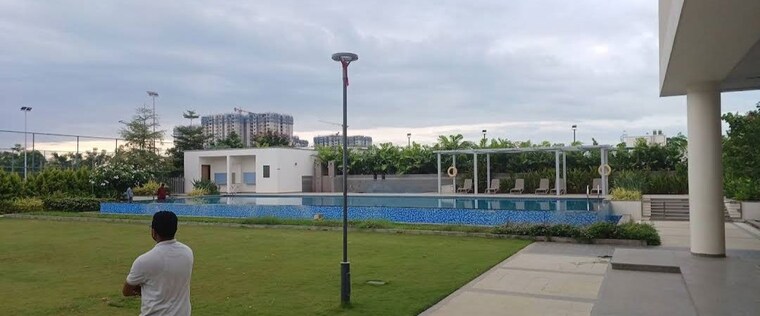 Swimming Pool, rajapushpa-green-dale 3 Bedroom 4660 Sq.Ft. Apartment In Tellapur Hyderabad 9808032