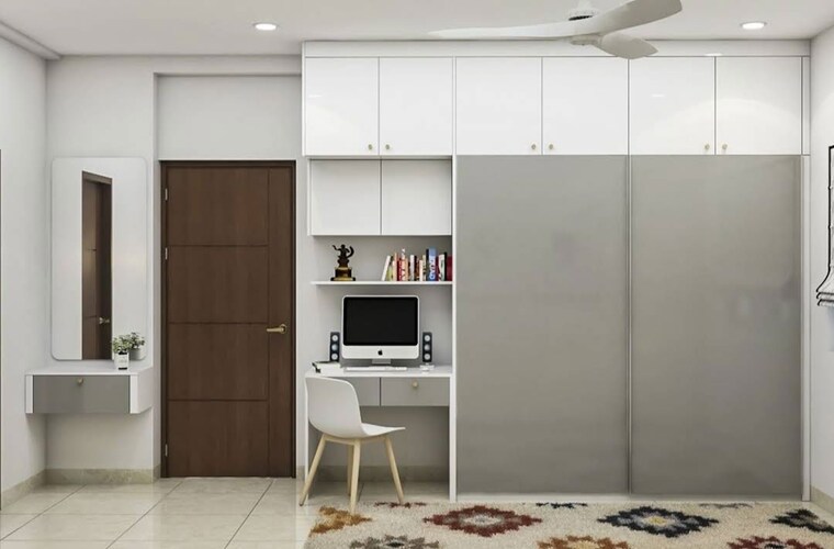 Master Bedroom, rajapushpa-green-dale 3 Bedroom 4660 Sq.Ft. Apartment In Tellapur Hyderabad 9808032