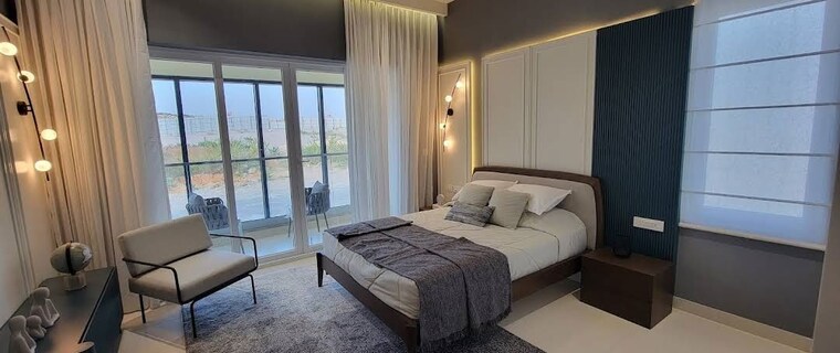 Bedroom, prestige-clairemont 3 Bedroom 2257 Sq.Ft. Apartment In Kokapet Hyderabad 9808038