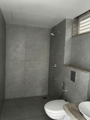 Bathroom in 3 BHK Apartment at Courtyard by Narang Realty and The Wadhwa Group, Pokhran Road No Two – for Rent