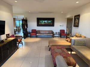 Living Room in 5 BHK Apartment at Panchshil Eon Waterfront I, Kharadi – for Sale