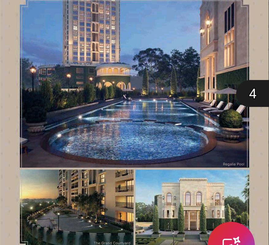 3 BHK 2185 Sq.Ft. Apartment in Sobha Royal Crest