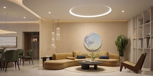 Living Room in 4 BHK Apartment at Sobha Waterfront, Somajiguda – for Sale