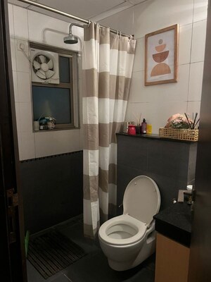 Bathroom in 3 BHK Apartment at Conscient Heritage Max, Sector 102 – for Rent