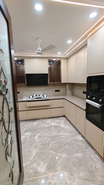 Kitchen in 3 BHK Builder Floor at Panchsheel Park – for Rent