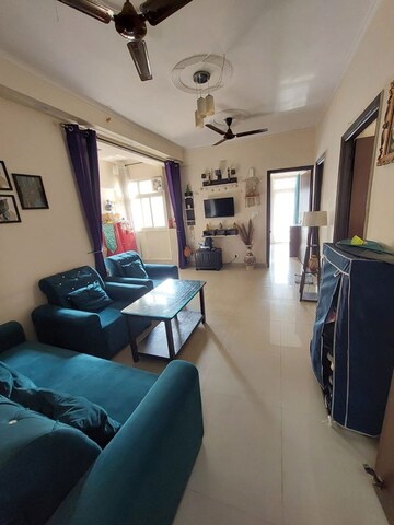 Living Room in 4 BHK Apartment at Omkar Royal Nest, Tech Zone 4 Greater Noida – for Rent