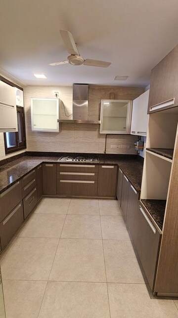 Kitchen in 3 BHK Builder Floor at Panchsheel Enclave – for Rent