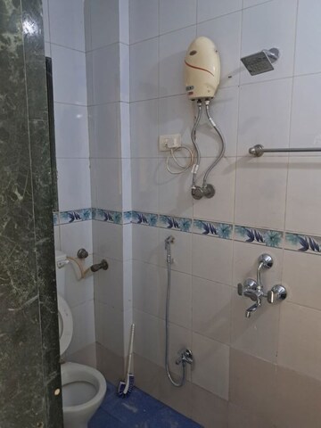 Bathroom in 2 BHK Apartment at Siddhivinayak Mandir, Vashi Sector 29 – for Rent