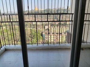 Balcony in 2 BHK Apartment at Neelsidhi Atlantis, Nerul – for Rent