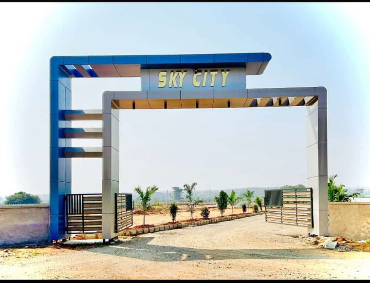 Exterior View, sri-sky-city  200 Sq.Yd. Plot In Kamsanpalle Hyderabad 9808247