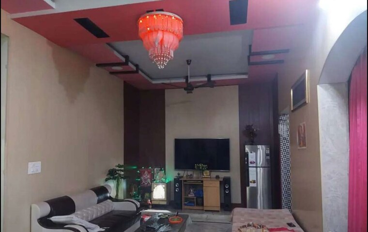 Living Room, buddhi vihar 4 Bedroom 162 Sq.Mt. Villa In Buddhi Vihar Moradabad 9689593