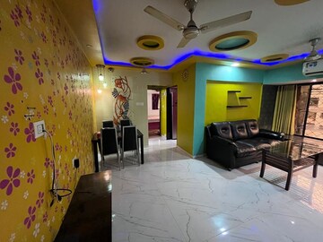 Living Room in 2 BHK Apartment at RNA Regency Park, Kandivali West – for Rent