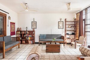 Living Room in 3 BHK Builder Floor at Greater Kailash I – for Sale