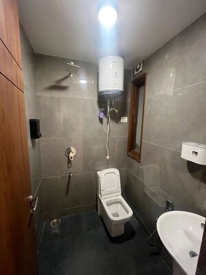 Bathroom in 1 BHK Builder Floor at Saket – for Rent