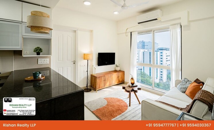 Living Room, aspen-park 2 Bedroom 593 Sq.Ft. Apartment In Goregaon East Mumbai 9808421