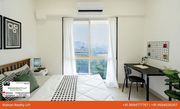 Bedroom, aspen-park 2 Bedroom 593 Sq.Ft. Apartment In Goregaon East Mumbai 9808421