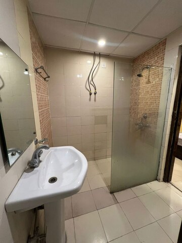 Bathroom in 2 BHK Apartment at Ansal Celebrity Meadows, Sushant Golf City – for Rent