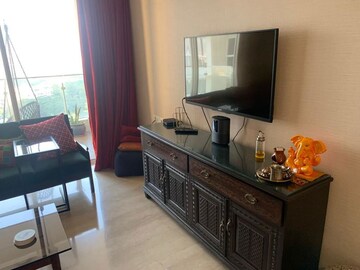 Living Room in 2 BHK Apartment at L&T Crescent Bay T2, Parel – for Sale