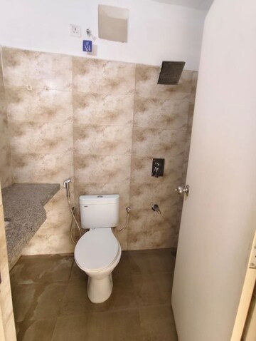 Bathroom in 3 BHK Apartment at Shivalik Sharda Park View, Shela – for Rent