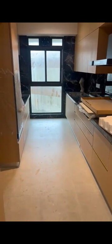 Kitchen in 3 BHK Apartment at Sagar Resham CHS, Bandra West – for Rent