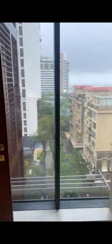 Balcony in 3 BHK Apartment at Sagar Resham CHS, Bandra West – for Rent