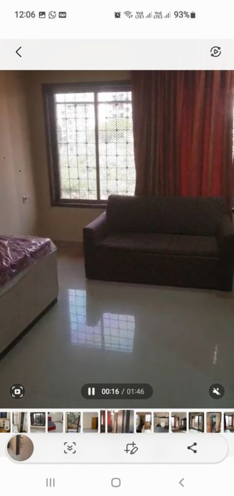 Living Room, apna-ghar-chs 1 Bedroom 410 Sq.Ft. Apartment In Malad East Mumbai 9808588