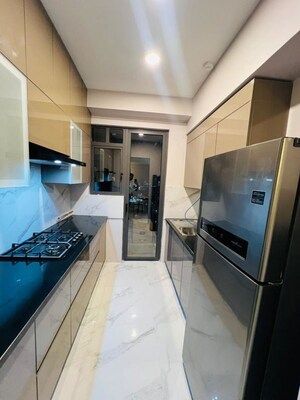 Kitchen in 2 BHK Builder Floor at Tarun CGHS, Sector 47 – for Rent
