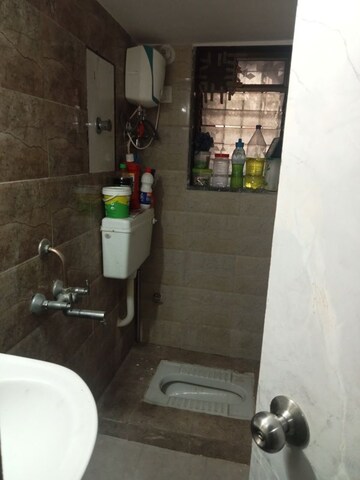Bathroom in 1 BHK Apartment at Nakshatra CHS Vasai West, Vasai West – for Rent