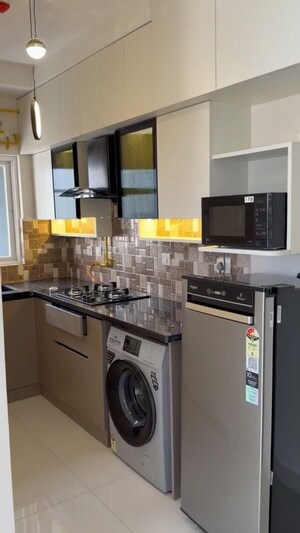 Kitchen in 1.5 BHK Apartment at Brigade El Dorado, Bagaluru – for Rent