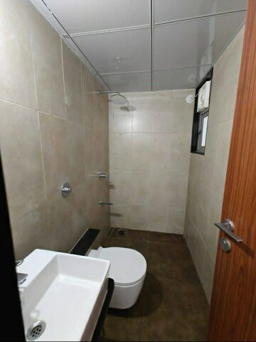Bathroom in 1 BHK Apartment at Ajinkya Towers, Charholi Budruk – for Rent