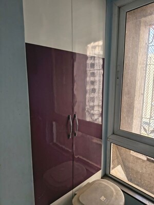 Bathroom in 1.5 BHK Apartment at Puranik Rumah Bali, Ghodbunder Road – for Rent