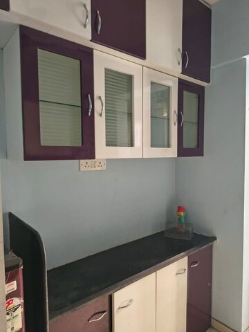 Kitchen in 1.5 BHK Apartment at Puranik Rumah Bali, Ghodbunder Road – for Rent